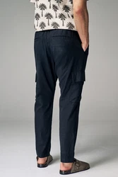 Next Cargohose mit Elastikbund Dunkelblau/Blau