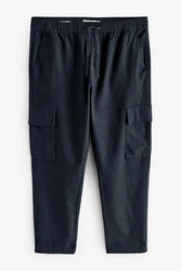 Next Cargohose mit Elastikbund Dunkelblau/Blau
