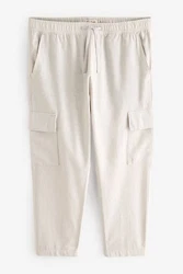 Next Cargohose mit Elastikbund Khaki/Beige