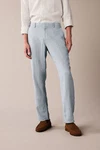 Next Strukturierte Hose aus Leinengemisch Hellblau/Blau