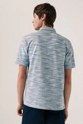 Next Poloshirt Weiches Polo-Shirt Blau/Hellblau/Grau/Türkis