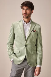 Next Sakko Slim-Fit  Hellgrün/Grün/Türkis/Weiß