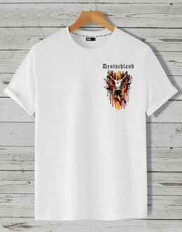 RMK T-Shirt Fan Trikot Rundhals Fußball Deutschland Germany EM 2024 Weiß/Creme/Orange/Braun/Rot RMK T-Shirt Fan Trikot Rundhals Fußball Deutschland Germany EM 2024 Weiß/Creme/Orange/Braun/Rot
