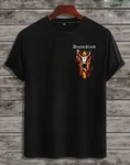 RMK T-Shirt Fan Trikot Rundhals Fußball Deutschland Germany EM 2024 Schwarz/Rot/Orange/Rosa