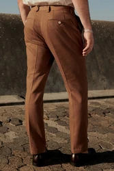 Next Anzughose aus Leinenmix Braun/Beige
