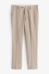 Next Anzughose aus Leinenmix Khaki/Beige/Braun