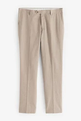 Next Anzughose aus Leinenmix Khaki/Beige/Braun