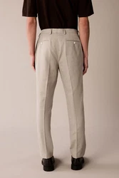 Next Anzughose aus Leinenmix Khaki/Beige/Braun