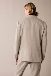 Next Baukastensakko Anzugsakko Leinenmix Khaki/Beige/Braun