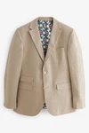 Next Baukastensakko Anzugsakko Leinenmix Khaki/Beige/Braun