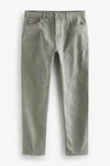 Next Regular-Fit-Jeans aus überfärbtem Denim Khaki/Dunkelgrün