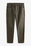 Next Regular-Fit-Jeans aus überfärbtem Denim Khaki/Dunkelgrün