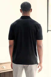 Next Poloshirt Poloshirts aus Jersey im 3er-Pack Schwarz