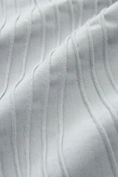 Next Kurzarmhemd Jersey-Hemd Grau/Blau