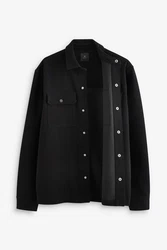 Next Hemdjacke aus Jersey Schwarz