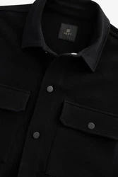 Next Hemdjacke aus Jersey Schwarz