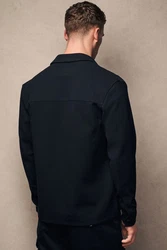 Next Hemdjacke aus Jersey Schwarz
