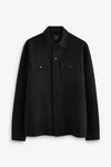 Next Hemdjacke aus Jersey Schwarz
