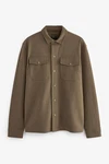 Next Hemdjacke aus Jersey Khaki/Braun/Dunkelgrün