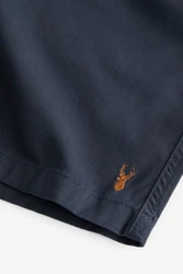 Next Chinoshorts Chinohose mit Stretch Grau/Dunkelblau/Blau