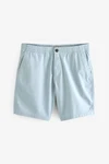 Next Chinoshorts Chinohose mit Stretch Hellblau/Grau