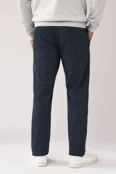 Next Chinohose Straight Fit Chinohose (2-tlg) Dunkelblau/Dunkelgrau/Grau