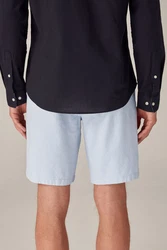 Next Straight Fit Chinoshorts mit Stretch Hellblau/Blau