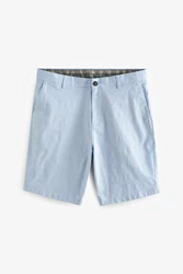 Next Straight Fit Chinoshorts mit Stretch Hellblau/Blau