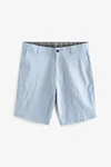 Next Straight Fit Chinoshorts mit Stretch Hellblau/Blau