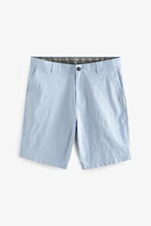 Next Straight Fit Chinoshorts mit Stretch Hellblau/Blau