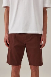 Next Straight Fit Chinoshorts mit Stretch Braun/Dunkelbraun/Dunkelrot/Rot