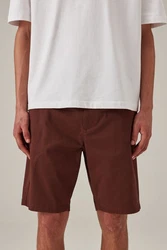 Next Straight Fit Chinoshorts mit Stretch Braun/Dunkelbraun/Dunkelrot/Rot