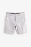 Next Straight Fit Chinoshorts mit Stretch Grau/Khaki Next Straight Fit Chinoshorts mit Stretch Grau/Khaki
