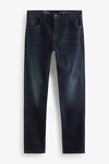 Next Straight Fit Stretch-Jeans Vintage Look Dunkelblau/Blau