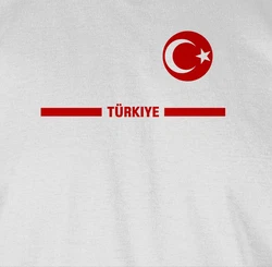 Shirtracer T-Shirt Trkei Trikot Wappen Trkiye mit Stolz Trkisches Fan-Motiv 2024 Fussball EM Fanartikel Grau/Lila