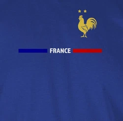 Shirtracer T-Shirt Frankreich Trikot Wappen Franzsisches Fan-Motiv (2024) Blau