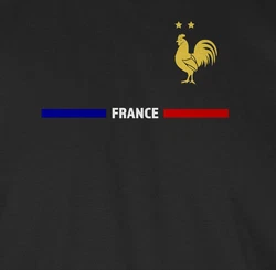 Shirtracer T-Shirt Frankreich Trikot Wappen Franzsisches Fan-Motiv (2024) Blau/Braun