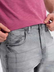 OMBRE Jeansshorts Denim-Shorts für Herren Grau/Hellgrau/Dunkelgrau