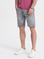 OMBRE Jeansshorts Denim-Shorts für Herren Grau/Hellgrau/Dunkelgrau