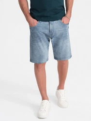 OMBRE Jeansshorts Denim-Shorts für Herren Dunkelgrün/Grün/Türkis/Blau