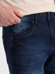 OMBRE Jeansshorts Denim-Shorts für Herren Dunkelblau/Blau