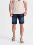 OMBRE Jeansshorts Denim-Shorts für Herren Dunkelblau/Blau