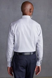 Next Stretch-Jeans Strukturiertes Signature Hemd mit Sportmanschetten 
