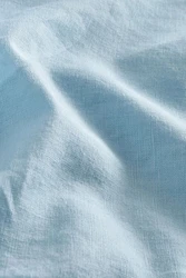 Next Kurzarmhemd aus Leinengemisch Hellblau/Blau