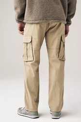 Next Cargohose Baumwollstretch Khaki