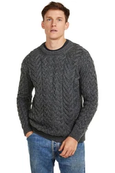 Carraig Donn Strickpullover Dunkelblau/Hellblau/Blau
