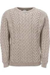 Carraig Donn Strickpullover Beige/Khaki/Braun/Bordeaux/Lila