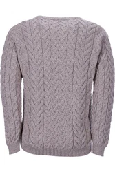 Carraig Donn Strickpullover Beige/Khaki/Braun/Bordeaux/Lila