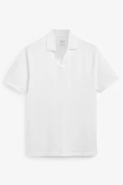 Poloshirt Piqu-Polo-Shirt mit Reverskragen (1-tlg)