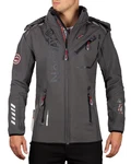 Geographical Norway Softshelljacke Herren Outdoor Jacke baroyaute D.GREY